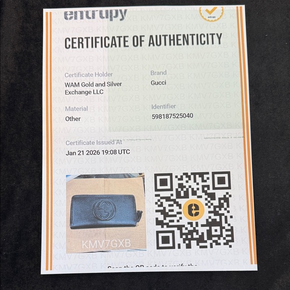 Gucci Black Leather Wallet - Picture 6 of 8